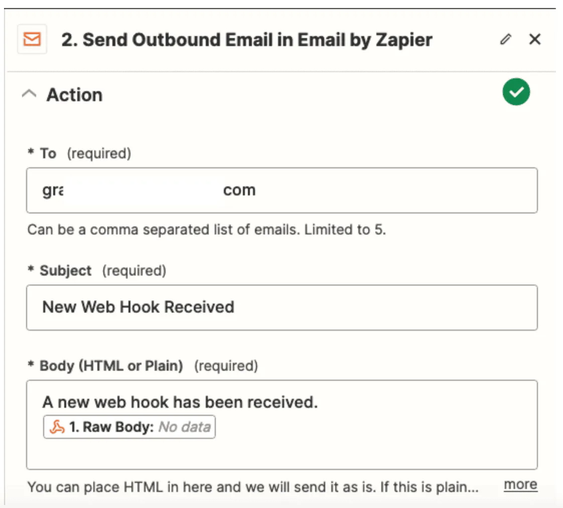 zapier actions